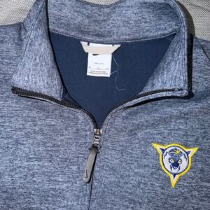 Nike Dri-FIT Pullover 1/4 Zip Mens Pullover Sweatshirt Blue Gray Heathered XL